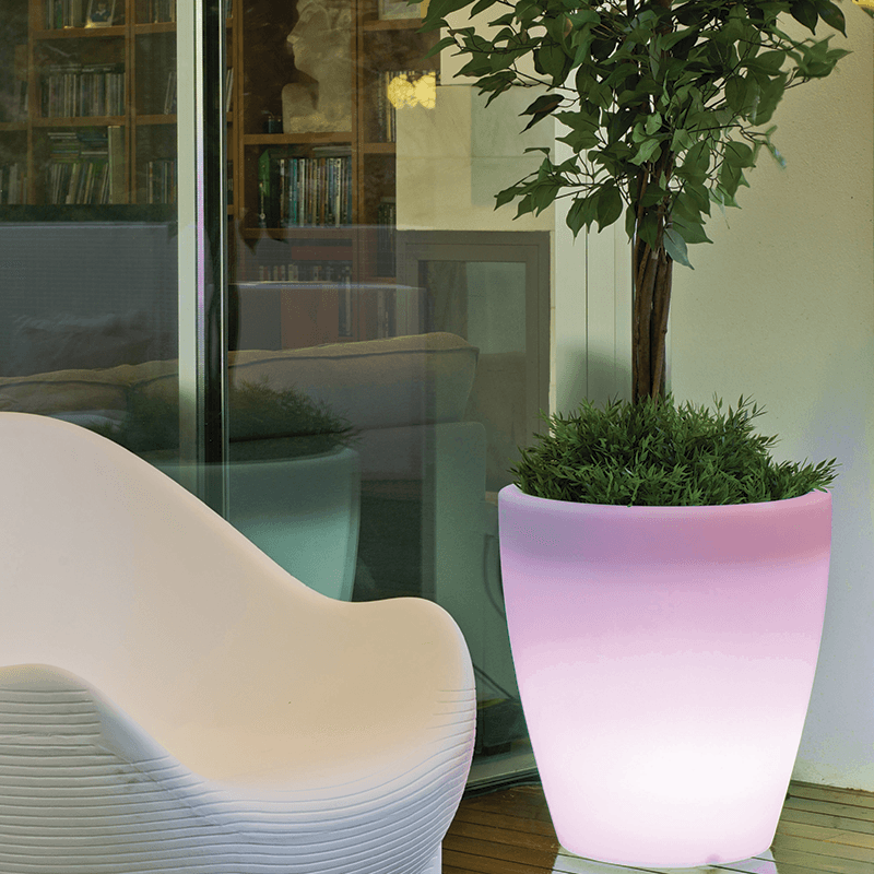 Floreira Violeta 55 (Solar + Bateria) New Garden