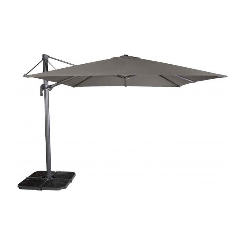 Parasol Flexo Mástil Negro 300x300 cm