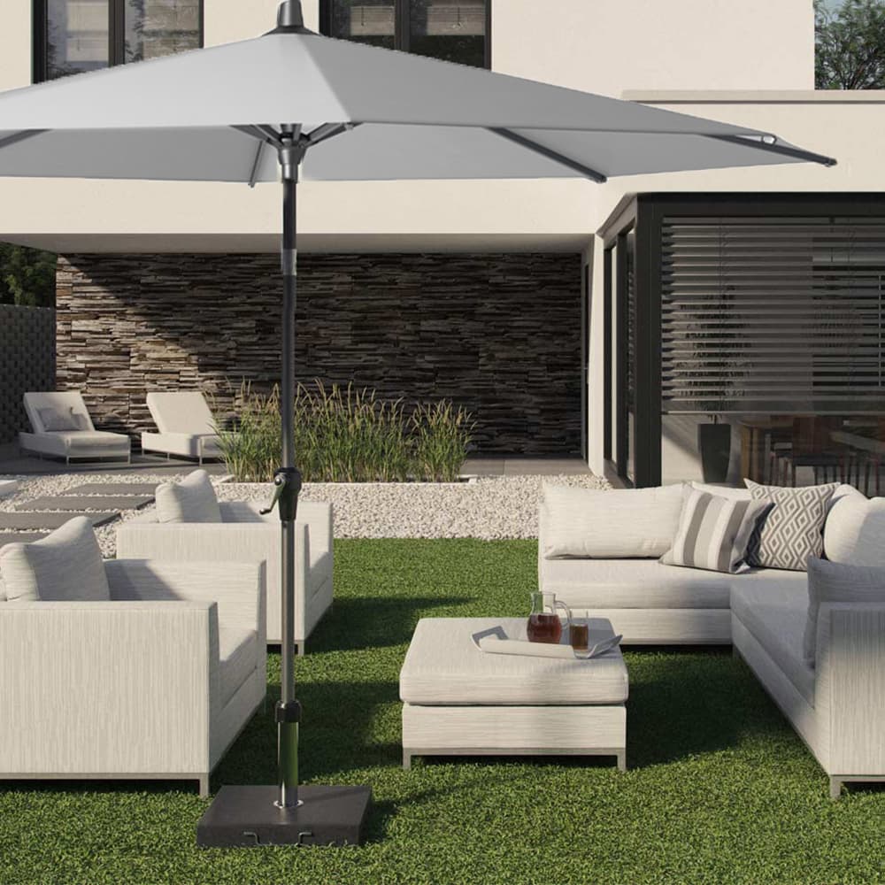 Parasol Riva 270cm ø Platinum