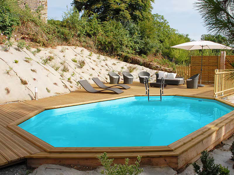 Piscina ovale Vermela Gre