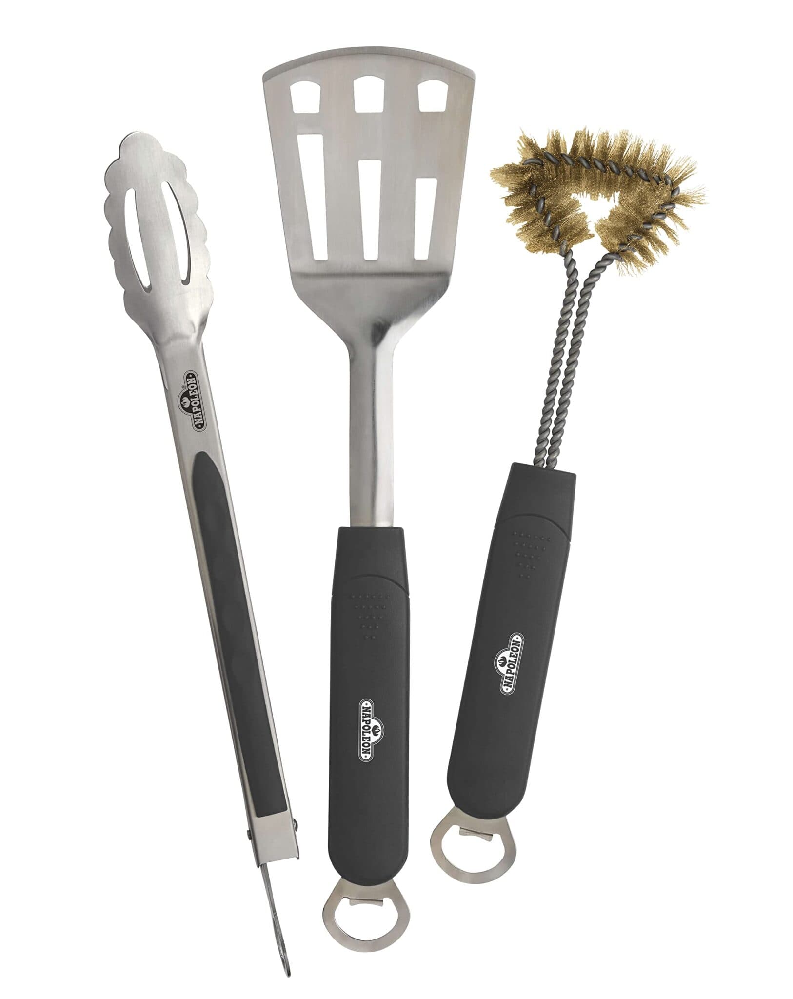 Grillbestickset i stål 3 delar Napoleon