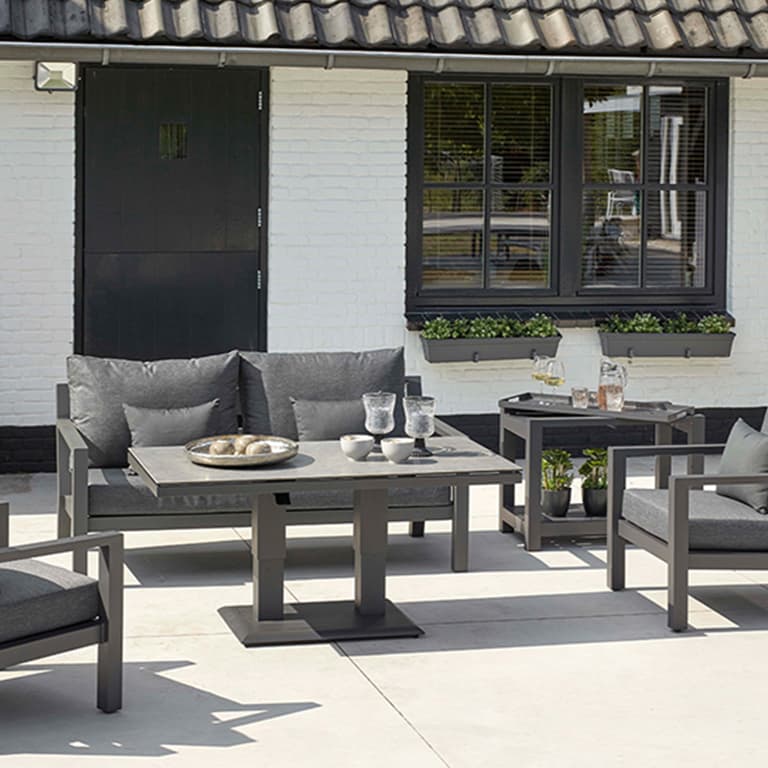 Soffgrupp Timber 3-sits Svart Life