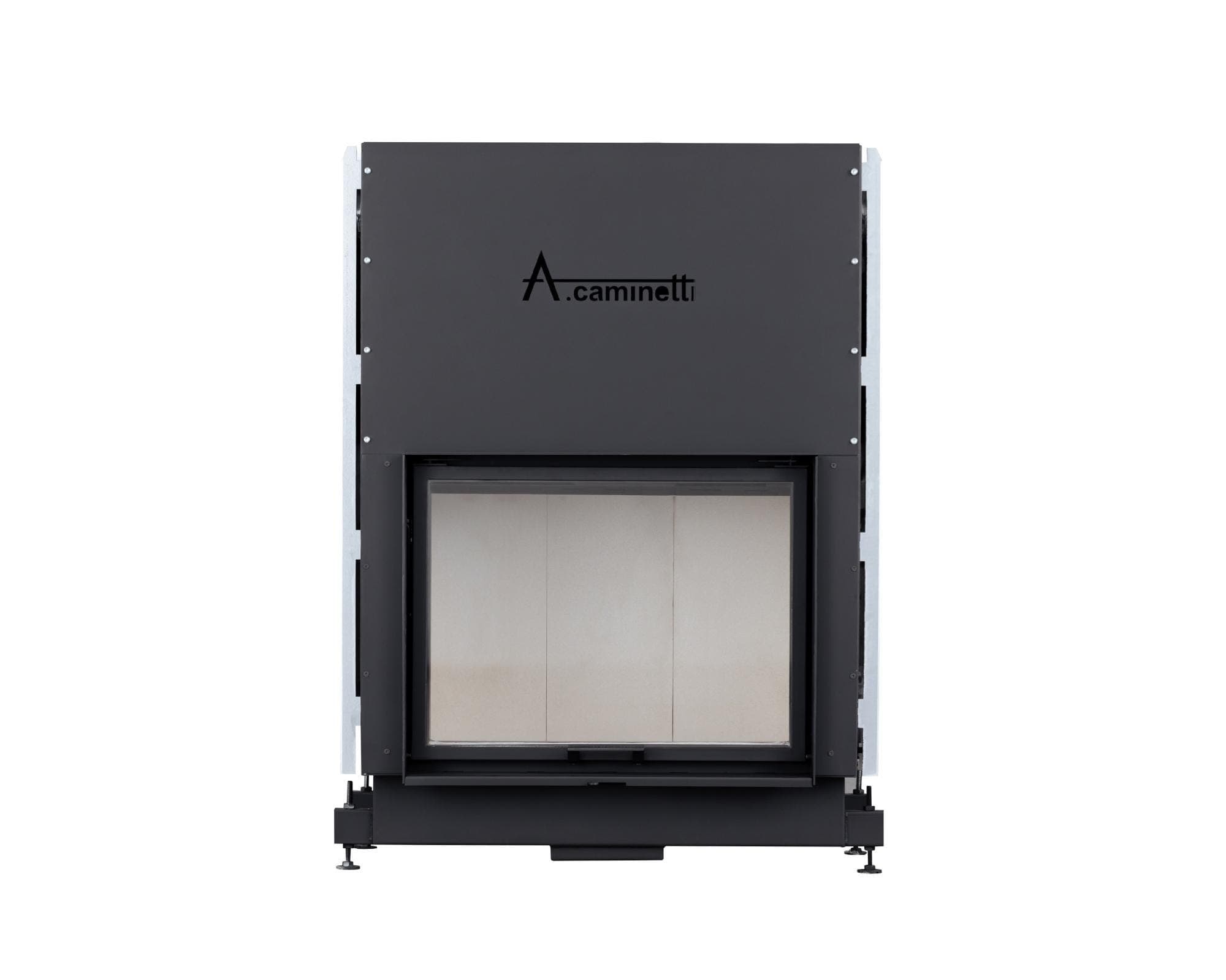 Vedeldad kamin CAMINETTI Flat 90x50