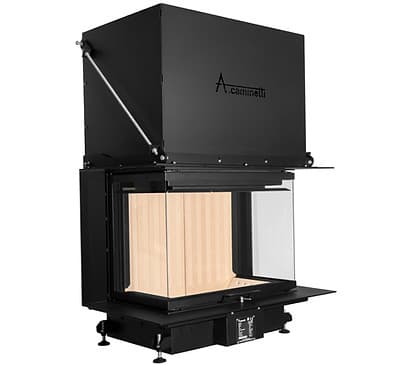 Cheminée à bois CAMINETTI Crystal 90 Max
