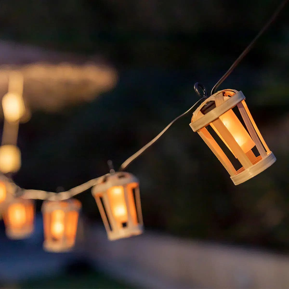 Ghirlanda luminosa Hiama con cavo New Garden