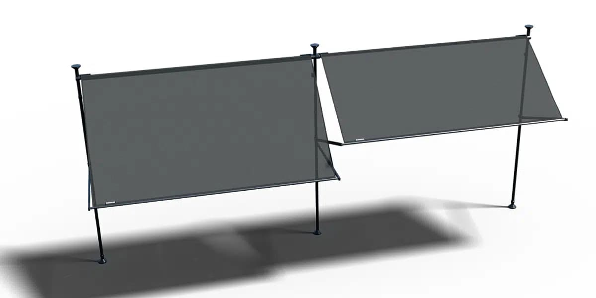Kopplingsdel till flexibel balkongram Platinum