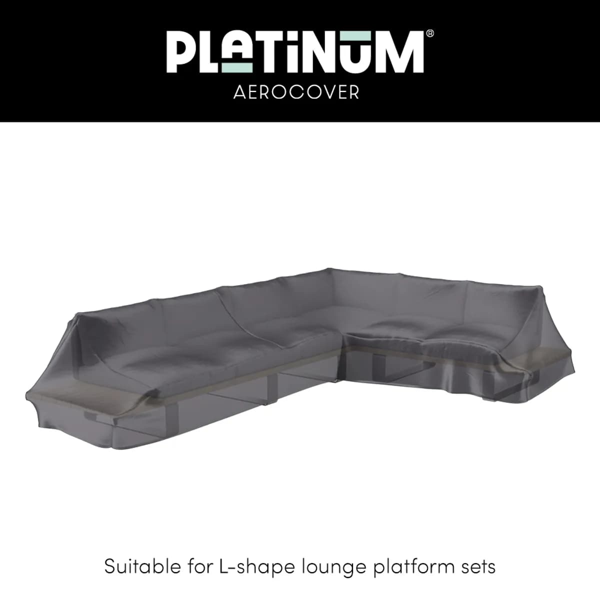 Trekk til hjørnesofa 350x275cm L uten armlener (høyre) Platinum