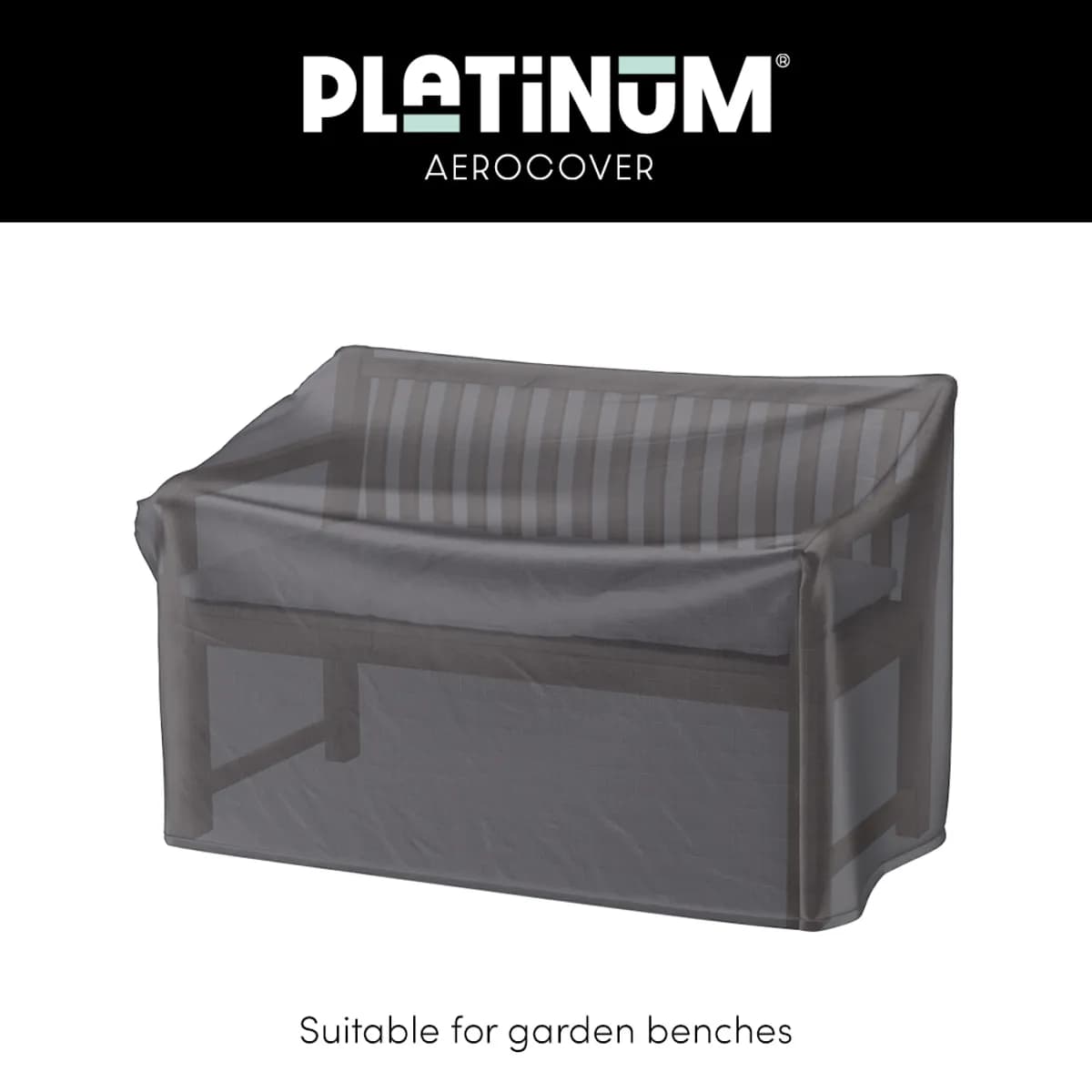 Capa para Banco 160x75xH65/85cm Platinum