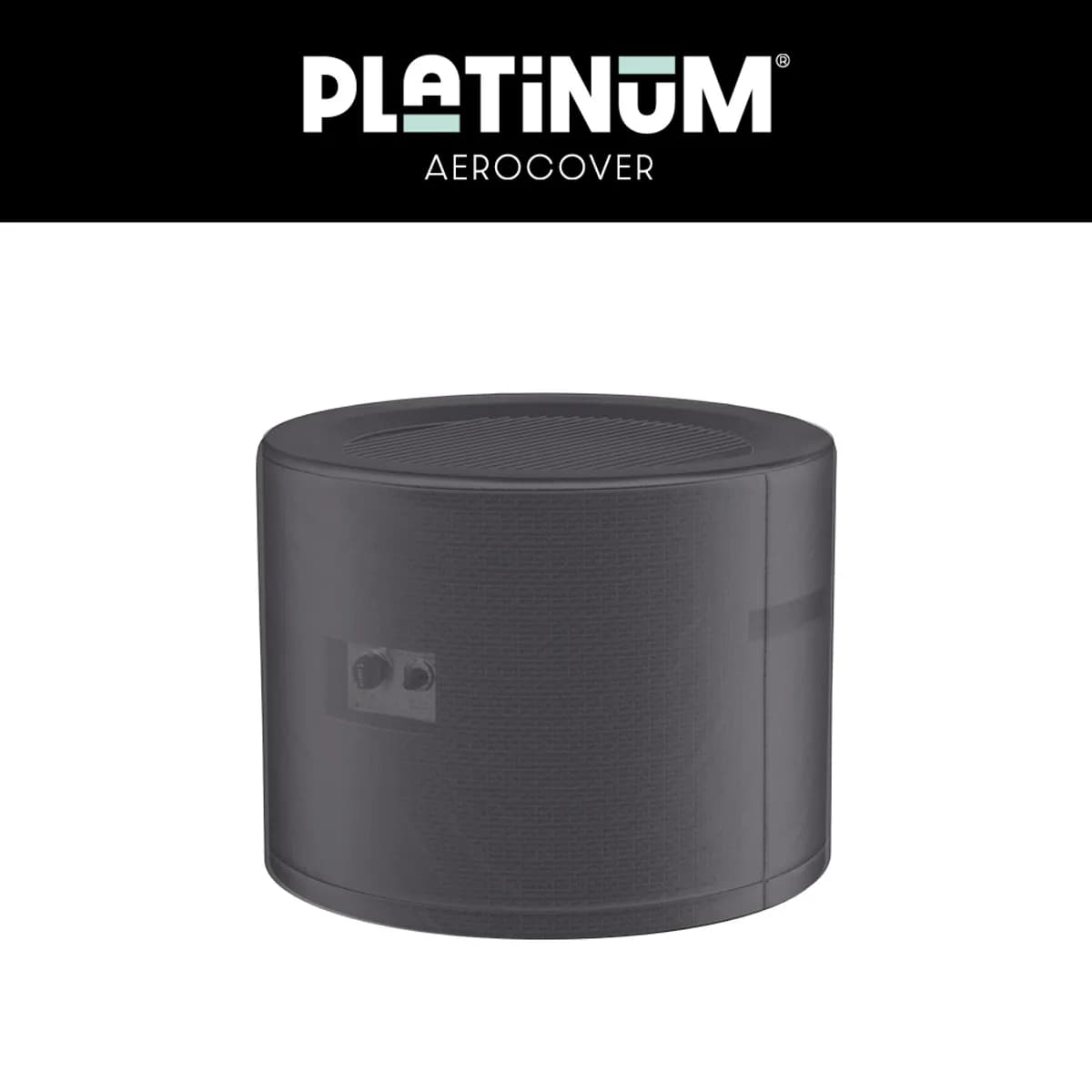 Platinum Round Side Table Cover Ø62xH73