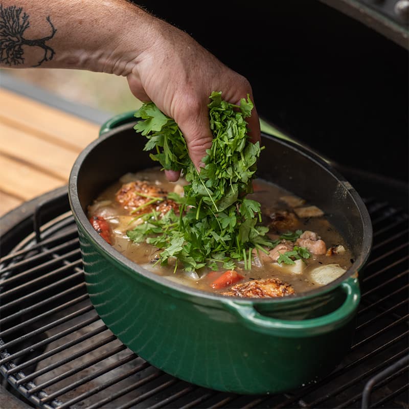 Ovaler Dutch Oven Big Green Egg