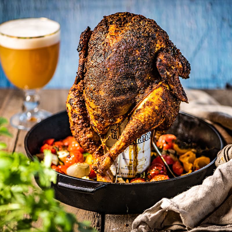 Support à poulet pour canette Big Green Egg