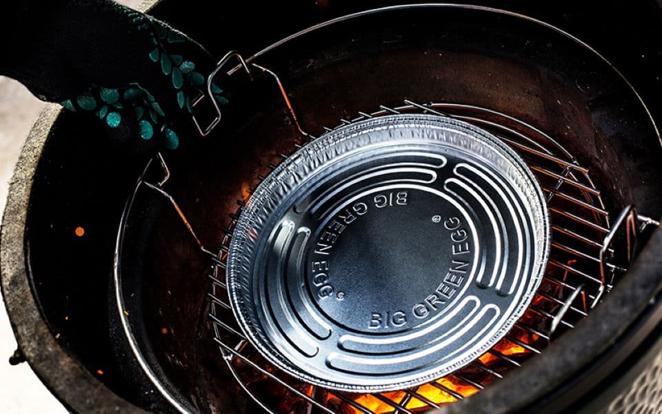 Wegwerp lekbakken Big Green Egg