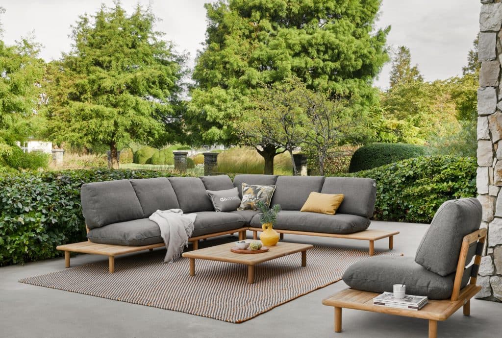 Loungeset Sling Lounge Teak Grey 2 Applebee