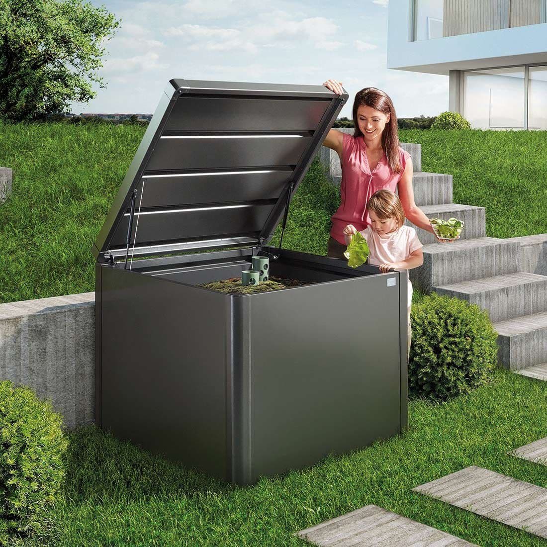 Design metalen compostbak Biohort