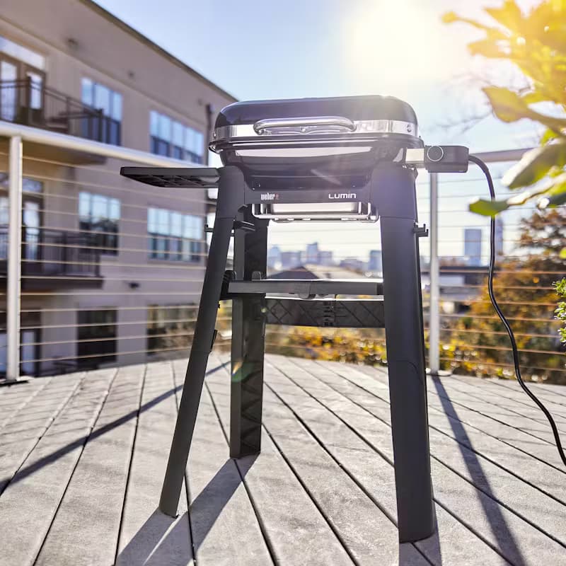 Weber Elektrogrill Lumin Compact mit Stand