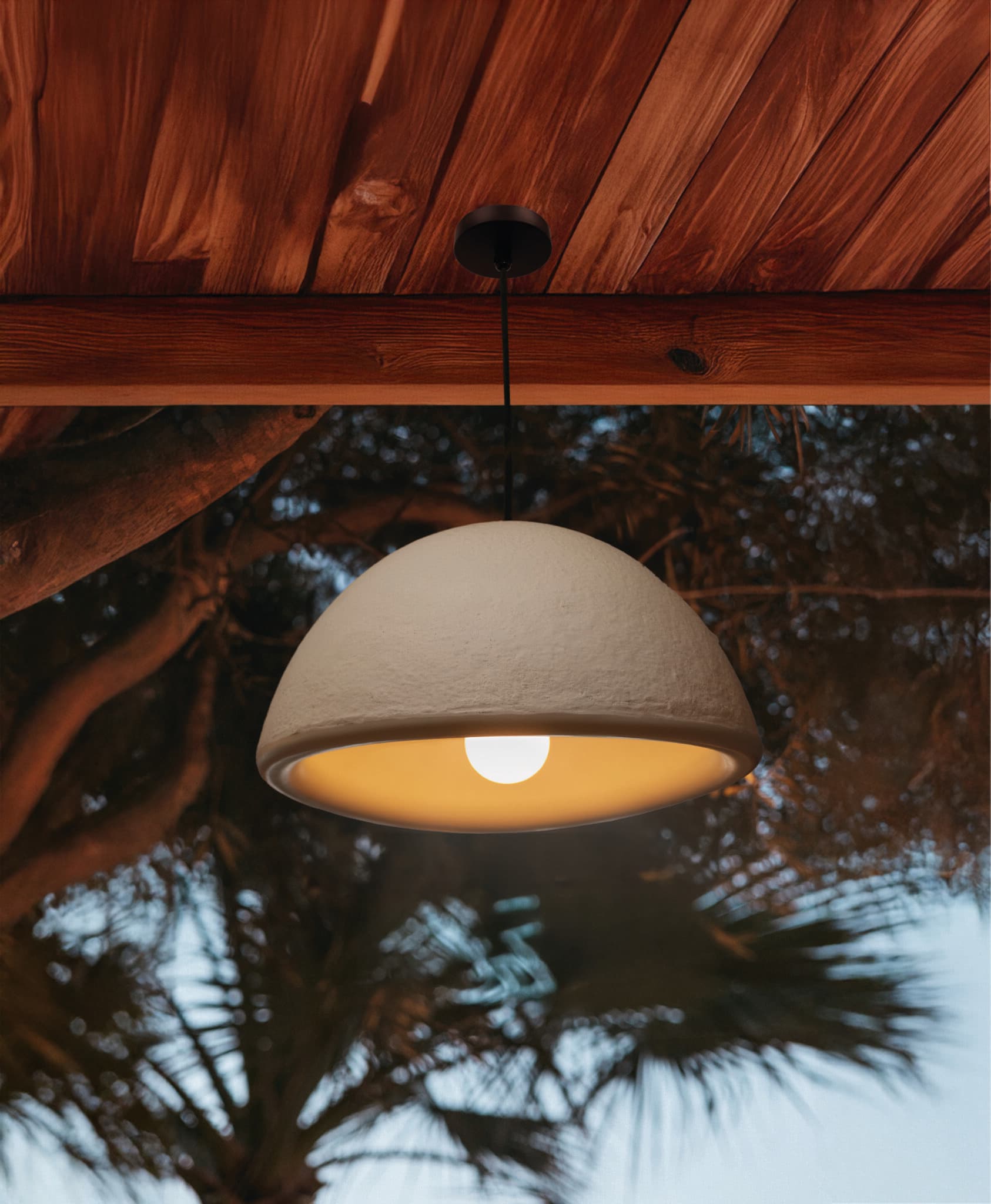 Candeeiro Luna com Cabo New Garden