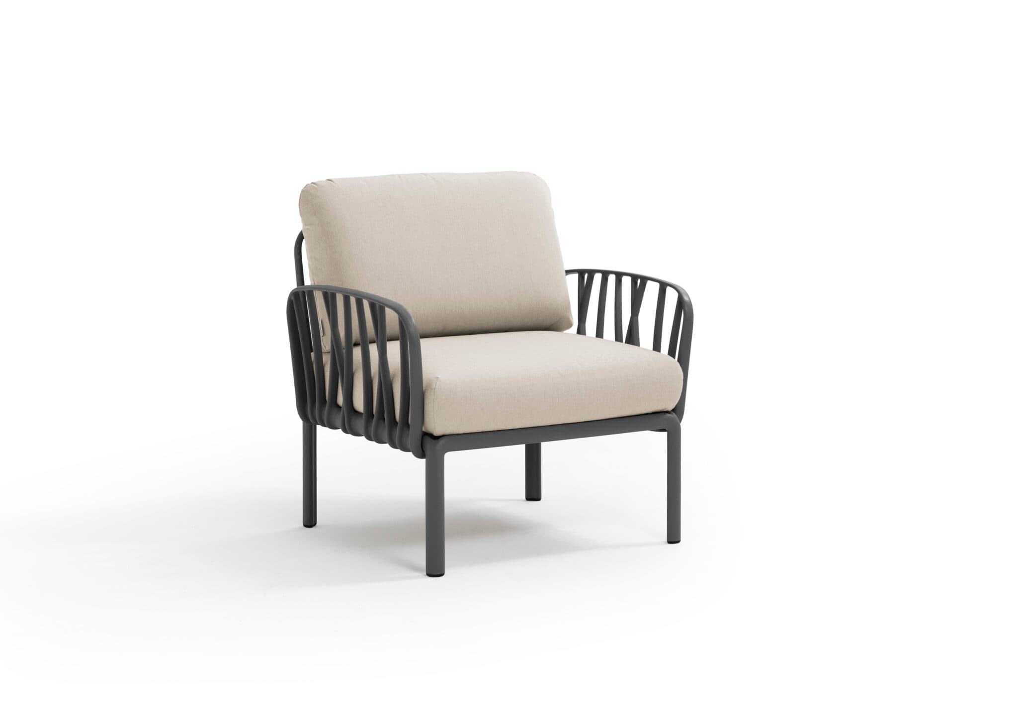 Sillón Komodo Poltrona Antracita Nardi