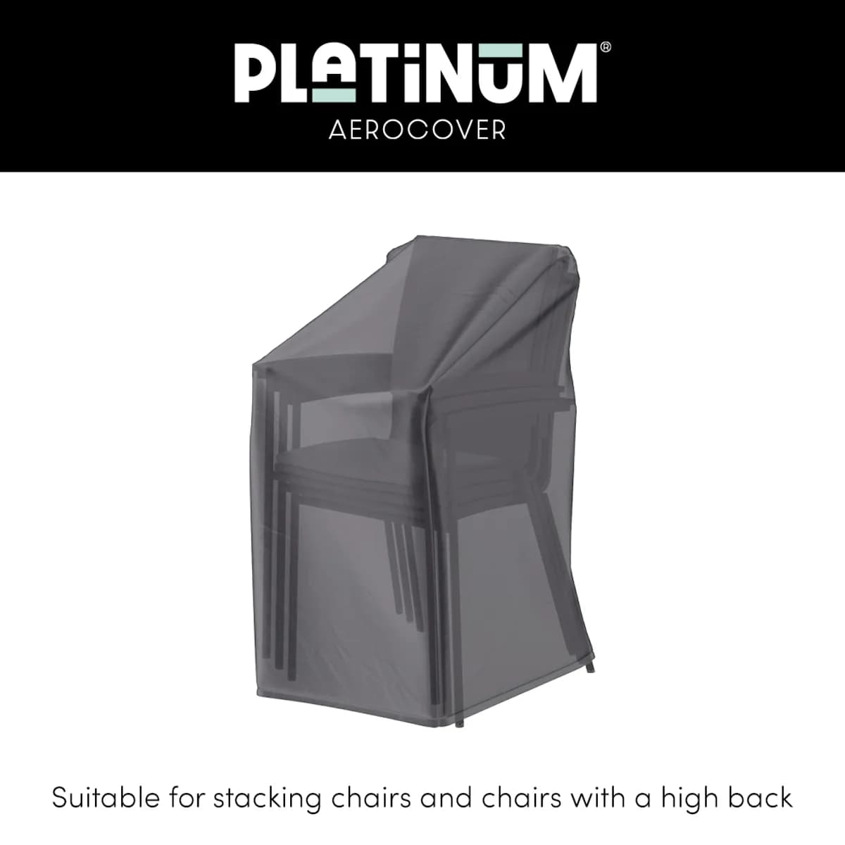 Stacking Chairs Cover Platinum