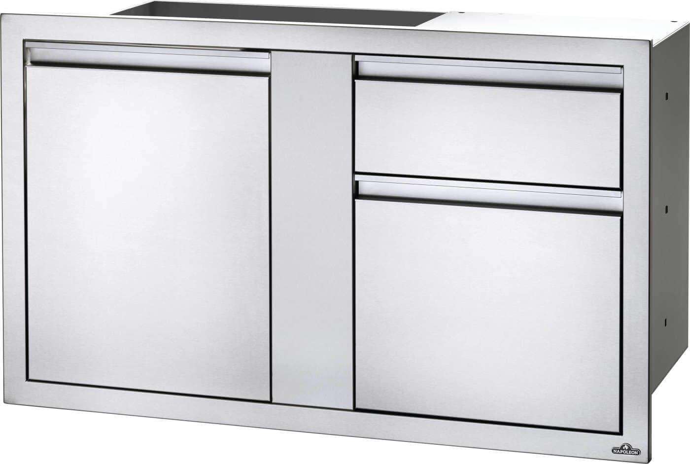 Napoleon Single Door and Waste Drawer 115x71cm