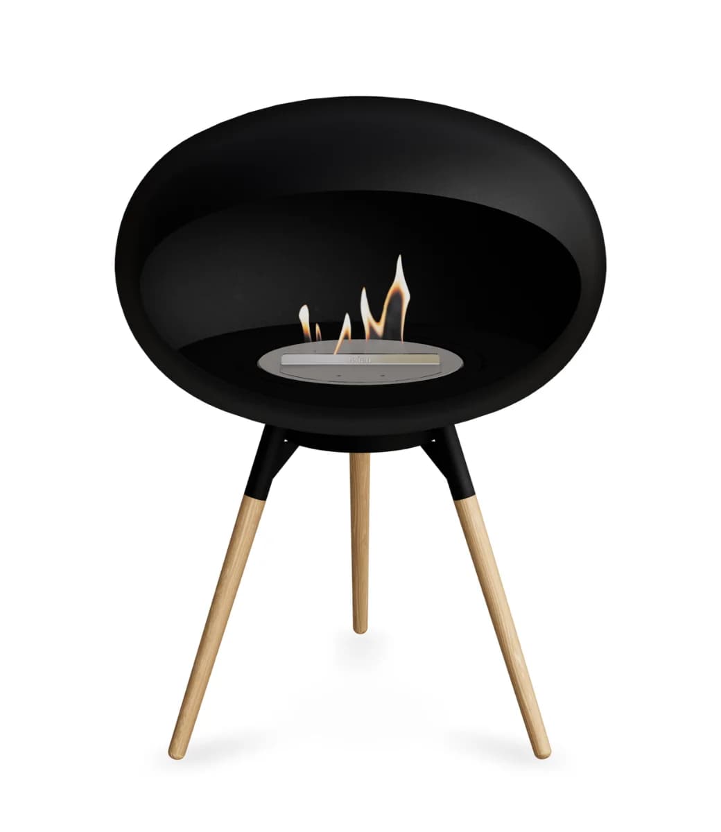 Haard Dome 625 Black Ground Wood Low Le Feu
